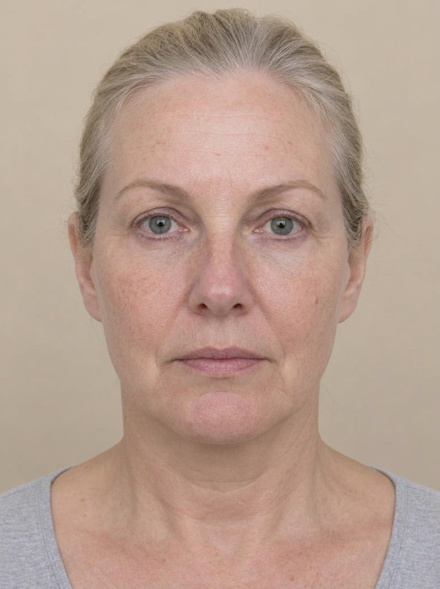 Facelift & under-eye — AI simulation